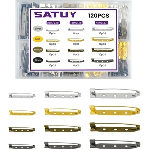 image:image120Pcs Bar Pins 3 Sizes amp 4 Colors Brooch Pins for Crafts120