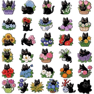 image:image3060 Pcs Cute Enamel Pins Bulk Lapel BroochCat Floral