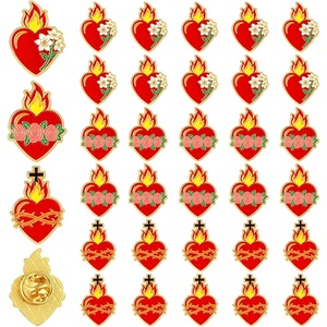 image:image3060 Pcs Cute Enamel Pins Bulk Lapel BroochSacred Heart