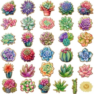 image:image3060 Pcs Cute Enamel Pins Bulk Lapel BroochSucculent Cactus