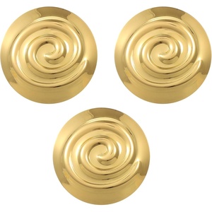image:image3Pcs Greek Goddess Costume Brooch for Women GoldTone Spiral Brooch Pins Halloween Princess Dress up Accessories Gold Metal Brooches for Greek Roman Costumes Party