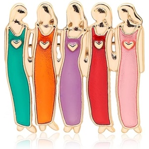 image:imageLetter Queen Brooch Pin Corsage Sweater Dress Shawl Elegant Jewelry Accessory Decor for Wedding Birthday Party Christmas GiftFive Sisters