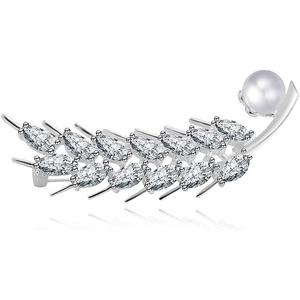 image:imageLetter Queen Brooch Pin Corsage Sweater Dress Shawl Elegant Jewelry Accessory Decor for Wedding Birthday Party Christmas GiftSilver Ear of Wheat