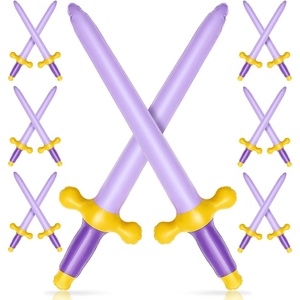 image:imageOutus 24 Pcs Inflatable Swords Blow up Swords Party Favors4 ColorsGold purple