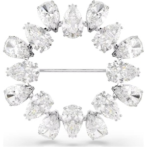 image:imageSwarovski Matrix brooch Pear cut clear Rhodium finish