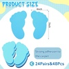 image:imageOutus 48 Pcs Carpet Foot Spots Markers for Classroom Floor Classic ColorBlue Series