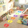image:imageOutus 48 Pcs Carpet Foot Spots Markers for Classroom Floor Classic ColorClassic
