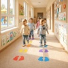 image:imageOutus 48 Pcs Carpet Foot Spots Markers for Classroom Floor Classic ColorClassic