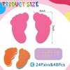 image:imageOutus 48 Pcs Carpet Foot Spots Markers for Classroom Floor Classic ColorRainbow Color