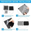 image:imageOutus 96 Holes Pencil Brush Holder Acrylic Paintbrush Holders ClearBlack