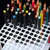 image:imageOutus 96 Holes Pencil Brush Holder Acrylic Paintbrush Holders ClearWhite