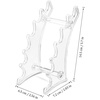 image:imageOutus Set of 4 Acrylic Pen Display Stand 6 Slots Holder for Makeup Brush