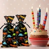 image:imageOutus 100 Pcs Dinosaur Party Favors Bags Dinosaur Skeleton Cellophane Bags
