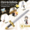 image:imageOutus 6 Pcs Inflatable Swords Blow up Swords Party FavorsGoldPurpleGold black