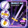 image:imageOutus 6 Pcs Inflatable Swords Blow up Swords Party FavorsGoldPurpleGold purple