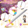 image:imageOutus 6 Pcs Inflatable Swords Blow up Swords Party FavorsGoldPurplePink