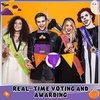 image:imageOutus 66 Pcs Halloween Party Costume Contest Ballot Box SetPurple