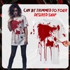 image:imageOutus Halloween Blood Splatter TShirt 7 Sheet Tattoo Sticker Kit MediumXLarge