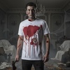 image:imageOutus Halloween Blood Splatter TShirt 7 Sheet Tattoo Sticker Kit MediumXLarge