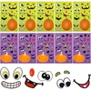 image:image60 Halloween Pumpkin Face Sheets Stickers Lantern Pumpkin Decoration Stickers for Halloween Mini Birthday Party SuppliesPurple and Green