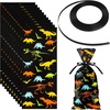 image:imageOutus 100 Pcs Dinosaur Party Favors Bags Dinosaur Skeleton Cellophane Bags