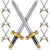 image:imageOutus 6 Pcs Inflatable Swords Blow up Swords Party FavorsGoldPurpleGold black