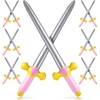 image:imageOutus 6 Pcs Inflatable Swords Blow up Swords Party FavorsGoldPurplePink
