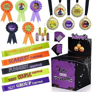 image:imageOutus 66 Pcs Halloween Party Costume Contest Ballot Box SetPurple