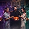 image:imageOutus 3 Pcs Scary Halloween Headband Set with 7 Fake Stickers