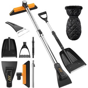 image:imageOutus 34 Extendable Snow Brush amp Snow Shovel with Glove Ice Scraper Kit