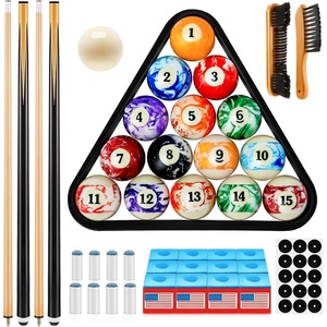image:imageOutus 71 Pcs Complete Pool Table Accessories SetMarble Style Balls
