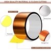 image:imageOutus 6 Pcs Heat Tape High Temperature Polyimide Tape 500F2X 108ft2X 108ft
