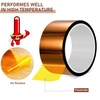 image:imageOutus 6 Pcs Heat Tape High Temperature Polyimide Tape 500F2X 108ft2X 108ft
