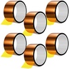 image:imageOutus 6 Pcs Heat Tape High Temperature Polyimide Tape 500F2X 108ft2X 108ft