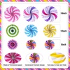 image:imageOutus 18 Pcs Hanging Paper Fans Candy Themed Party DecorationsClassic18