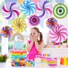 image:imageOutus 18 Pcs Hanging Paper Fans Candy Themed Party DecorationsClassic27