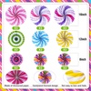 image:imageOutus 18 Pcs Hanging Paper Fans Candy Themed Party DecorationsClassic27