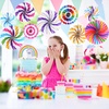 image:imageOutus 18 Pcs Hanging Paper Fans Candy Themed Party DecorationsClassic9