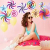 image:imageOutus 18 Pcs Hanging Paper Fans Candy Themed Party DecorationsClassic9