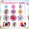 image:imageOutus 18 Pcs Hanging Paper Fans Candy Themed Party DecorationsClassic9