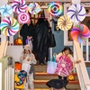 image:imageOutus 18 Pcs Hanging Paper Fans Candy Themed Party DecorationsClassic9