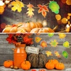 image:imageOutus 60 Pcs Fall Bulletin Board Cutouts Autumn Leaf Cutouts Stylish StyleClassic Style