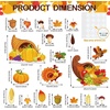 image:imageOutus 60 Pcs Fall Bulletin Board Cutouts Autumn Leaf Cutouts Stylish StyleFresh Style