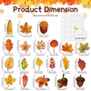 image:imageOutus 60 Pcs Fall Bulletin Board Cutouts Autumn Leaf Cutouts Stylish StyleStylish Style