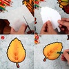 image:imageOutus 60 Pcs Fall Bulletin Board Cutouts Autumn Leaf Cutouts Stylish StyleStylish Style