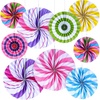 image:imageOutus 18 Pcs Hanging Paper Fans Candy Themed Party DecorationsClassic18