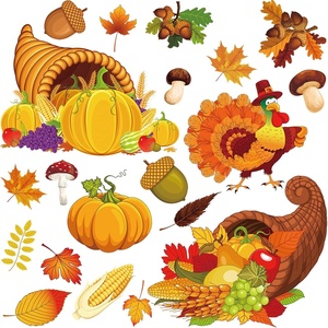 image:imageOutus 60 Pcs Fall Bulletin Board Cutouts Autumn Leaf Cutouts Stylish StyleFresh Style