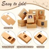 image:imageOutus 200 Pcs Soap Packaging Boxes Bulk for Homemade BrownBrown