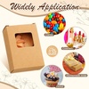 image:imageOutus 200 Pcs Soap Packaging Boxes Bulk for Homemade BrownBrown