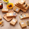 image:imageOutus 200 Pcs Soap Packaging Boxes Bulk for Homemade BrownBrown